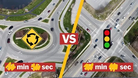 Are Roundabouts Actually Better Than Traffic Lights?