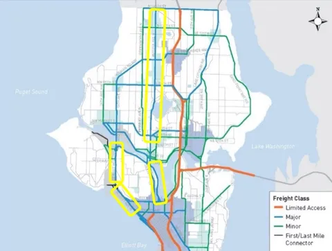 Seattle Moves Toward Devoting Street Space to Freight