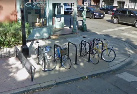 Eyes on the Street: Subpar Bike Racks at the Wilson Station